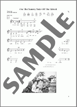 On The Sunny Side Of The Street (from The Daily Ukulele) (arr. Liz and Jim Beloff)(Jimmy McHugh/Jim Beloff/Liz Beloff) 楽譜 ウクレレ（弾き語り） ダウンロード