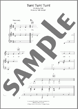 Turn! Turn! Turn!(Pete Seeger) 楽譜 その他 ダウンロード