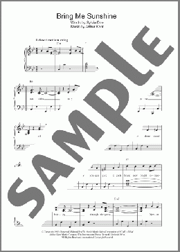 Bring Me Sunshine(Morecambe & Wise) 楽譜 ピアノ & ボーカル ダウンロード