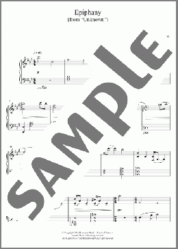 Epiphany (From Unknown)(John Ottman) 楽譜 ピアノ（ソロ） ダウンロード