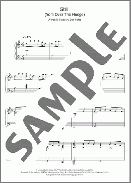 Still (from 'Over The Hedge')(Ben Folds Five) 楽譜 ピアノ（ソロ） ダウンロード
