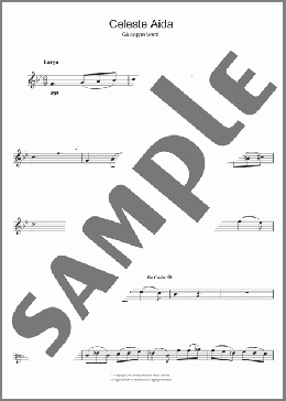 Celeste Aida (from Aida)(Giuseppe Verdi) 楽譜 アルトサックス（ソロ） ダウンロード