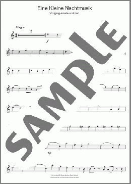 Allegro from Eine Kleine Nachtmusik K525(Wolfgang Amadeus Mozart) 楽譜 アルトサックス（ソロ） ダウンロード