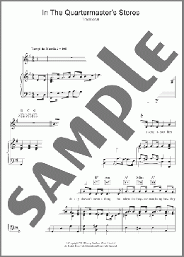 In The Quartermaster's Store(Traditional) 楽譜 その他 ダウンロード