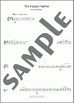 The Happy Farmer(Robert Schumann) 楽譜 アルトサックス（ソロ） ダウンロード