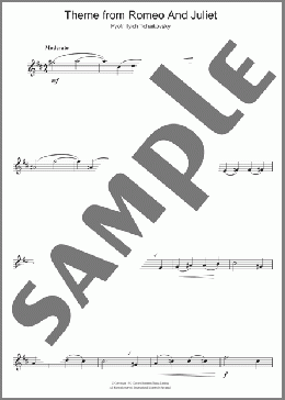 Romeo And Juliet(Pyotr Il'yich Tchaikovsky) 楽譜 アルトサックス（ソロ） ダウンロード