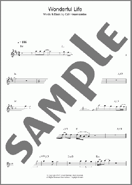 Wonderful Life(Black) 楽譜 アルトサックス（ソロ） ダウンロード