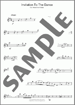 Invitation To The Dance, Rondeau Brillant, Op.65(Carl Maria von Weber) 楽譜 アルトサックス（ソロ） ダウンロード