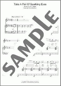 Take A Pair Of Sparkling Eyes(Gilbert & Sullivan) 楽譜 ピアノ & ボーカル ダウンロード