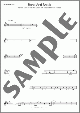 Bend And Break(Keane) 楽譜 アルトサックス（ソロ） ダウンロード