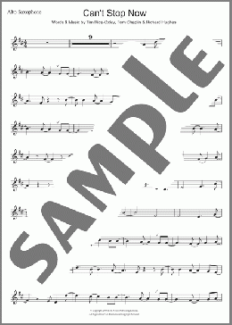 Can't Stop Now(Keane) 楽譜 アルトサックス（ソロ） ダウンロード
