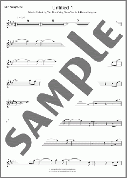 Untitled 1(Keane) 楽譜 アルトサックス（ソロ） ダウンロード