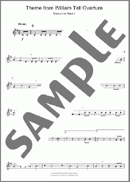 William Tell Overture (Finale)(Gioachino Rossini) 楽譜 アルトサックス（ソロ） ダウンロード