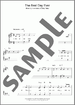 The Best Day Ever (from The SpongeBob SquarePants Movie)(Andy Paley/Tom Kenny) 楽譜 ピアノ（ソロ） ダウンロード