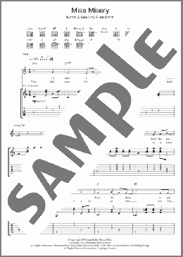 Miss Misery(Elliott Smith) 楽譜 ギター（ソロ） ダウンロード
