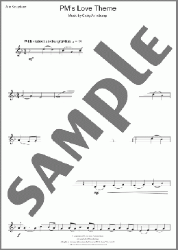 P.M.'s Love Theme (from Love Actually)(Craig Armstrong) 楽譜 アルトサックス（ソロ） ダウンロード