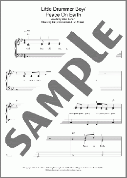 Peace On Earth / Little Drummer Boy(Bing Crosby/David Bowie) 楽譜 ピアノ（ソロ） ダウンロード