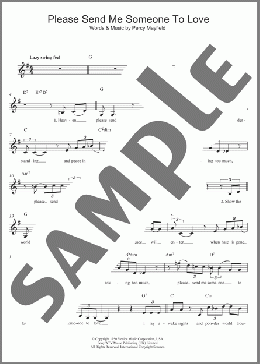 Please Send Me Someone To Love(Percy Mayfield) 楽譜 その他 ダウンロード