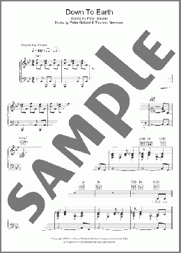 Down To Earth (from WALL-E)(Peter Gabriel) 楽譜 その他 ダウンロード