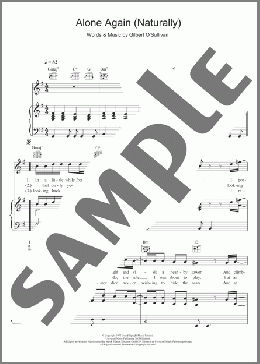Alone Again (Naturally)(Gilbert O'Sullivan) 楽譜 その他 ダウンロード