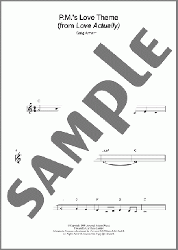 P.M.'s Love Theme (from Love Actually)(Craig Armstrong) 楽譜 その他 ダウンロード