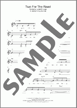 Two For The Road(Henry Mancini) 楽譜 その他 ダウンロード