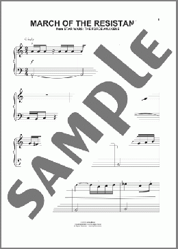 March Of The Resistance(John Williams) 楽譜 その他 ダウンロード