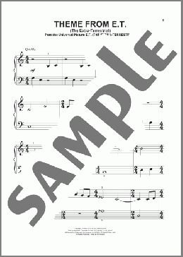 Theme From E.T. (The Extra-Terrestrial)(John Williams) 楽譜 その他 ダウンロード