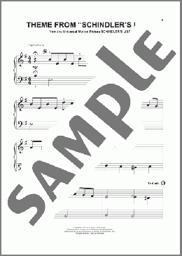 Theme From Schindler's List(John Williams) 楽譜 その他 ダウンロード