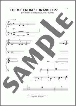 Theme From Jurassic Park(John Williams) 楽譜 その他 ダウンロード
