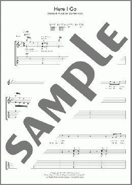 Here I Go(Harts) 楽譜 ギター（ソロ） ダウンロード