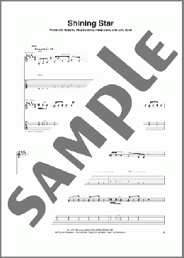 Shining Star(Yolanda Adams/Earth, Wind & Fire) 楽譜 ギター（ソロ） ダウンロード