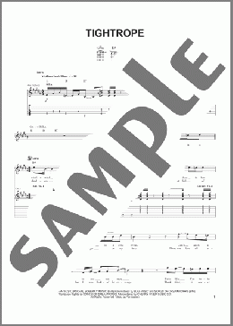 Tightrope(Stevie Ray Vaughan) 楽譜 ギター（ソロ） ダウンロード
