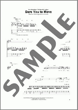 Dare You To Move(Switchfoot) 楽譜 ギター（ソロ） ダウンロード