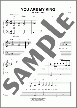 You Are My King (Amazing Love)(Newsboys) 楽譜 ピアノ（ソロ） ダウンロード