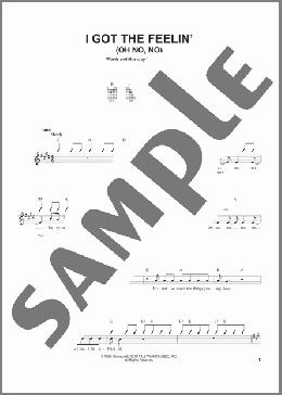 I Got The Feelin' (Oh No, No)(Neil Diamond) 楽譜 メロディ ダウンロード