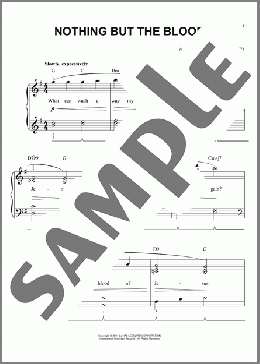 Nothing But The Blood (arr. Phillip Keveren)(Robert Lowry) 楽譜 ピアノ（ソロ） ダウンロード