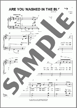Are You Washed In The Blood? (arr. Phillip Keveren)(Elisha A. Hoffman) 楽譜 ピアノ（ソロ） ダウンロード