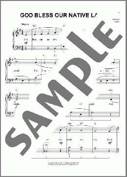 God Bless Our Native Land (arr. Phillip Keveren)(Traditional) 楽譜 ピアノ（ソロ） ダウンロード