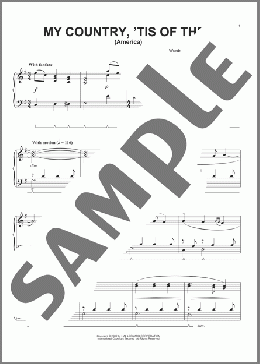 My Country, 'Tis Of Thee (America) (arr. Phillip Keveren)(Samuel Francis Smith) 楽譜 ピアノ（ソロ） ダウンロード