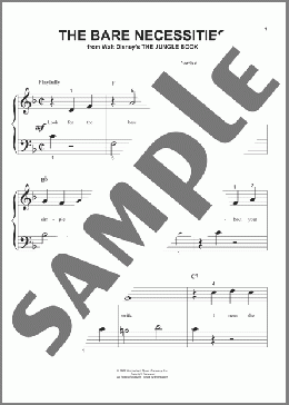The Bare Necessities (arr. Phillip Keveren)(Terry Gilkyson) 楽譜 ピアノ（ソロ） ダウンロード