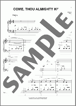 Come, Thou Almighty King (arr. Phillip Keveren)(Felice de Giardini) 楽譜 ピアノ（ソロ） ダウンロード