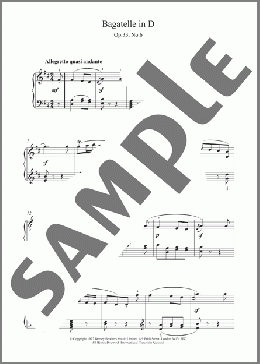 Bagatelle Op.33 No.6(Ludwig Van Beethoven) 楽譜 ピアノ（ソロ） ダウンロード