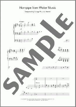 Hornpipe (from The Water Music Suite)(George Frideric Handel) 楽譜 その他 ダウンロード