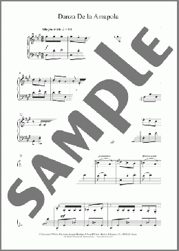 Danza De La Amapola(Joaquin Rodrigo) 楽譜 ピアノ（ソロ） ダウンロード