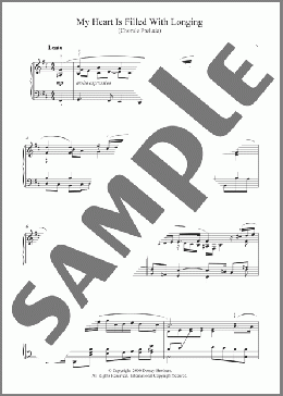My Heart Is Filled With Longing(Johann Sebastian Bach) 楽譜 ピアノ（ソロ） ダウンロード