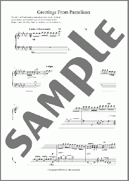 Greetings from Pamalican(Zbigniew Preisner) 楽譜 ピアノ（ソロ） ダウンロード