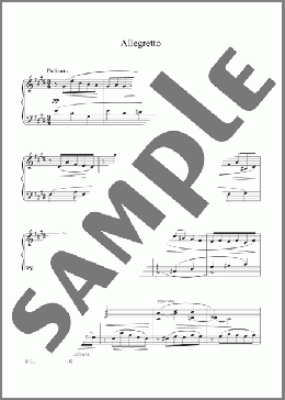 Allegretto(Cesar Franck) 楽譜 ピアノ（ソロ） ダウンロード