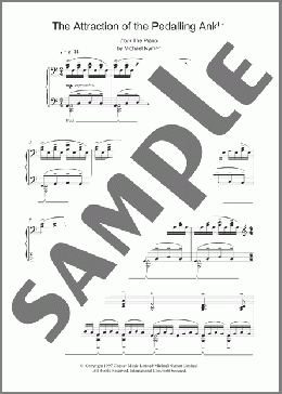 The Attraction Of The Pedalling Ankle(Michael Nyman) 楽譜 ピアノ（ソロ） ダウンロード