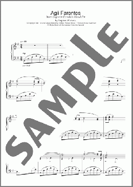 Agii Fanentes(Stephen Warbeck) 楽譜 ピアノ（ソロ） ダウンロード